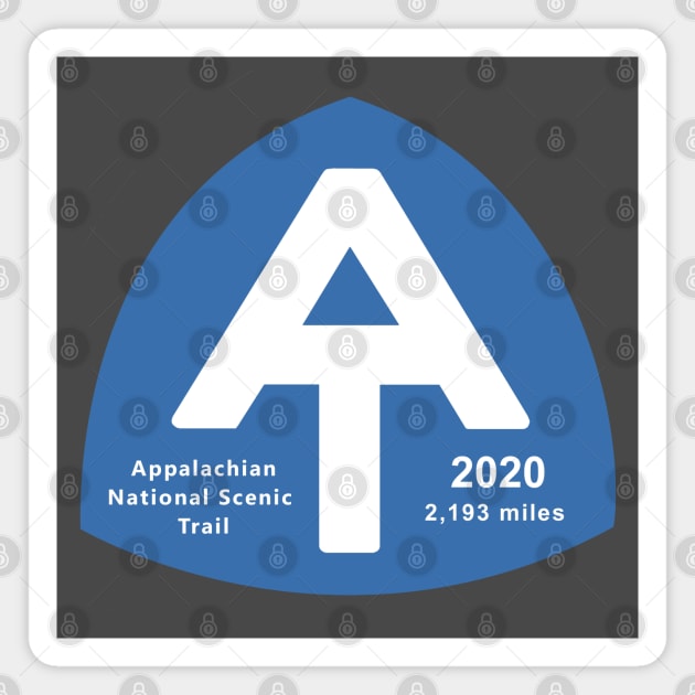 Appalachian Trail 2020 Hang Tag design Magnet by Deedy Studio